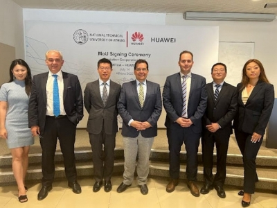 Μνημόνιο συνεργασίας υπέγραψαν Μετσόβειο Πολυτεχνείο και Ηuawei - Στόχος η σύνδεση του ΕΜΠ με τη βιομηχανία