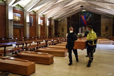 Μπέργκαμο: Σοκάρουν οι επιπτώσεις της covid -  To προσδόκιμο ζωής μειώθηκε κατά 4,3 χρόνια