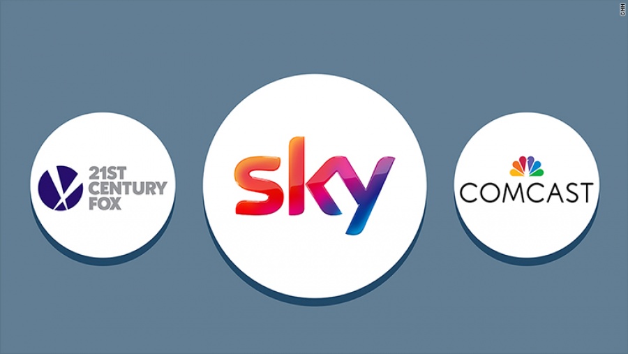 H 21st Century Fox πουλά στην Comcast ολόκληρο το μερίδιο που κατέχει στην Sky