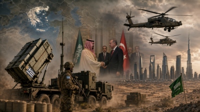 Dangerous Greek involvement in the war - Patriot in Saudi Arabia, Apache in the Emirates, while Riyadh strikes deal with Turkey