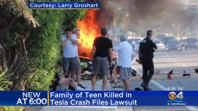 Tesla: Αποζημίωση - μαμούθ 10,5 εκατ. ευρώ για θανατηφόρο τροχαίο - Στο 1% το ποσοστό ευθύνης της