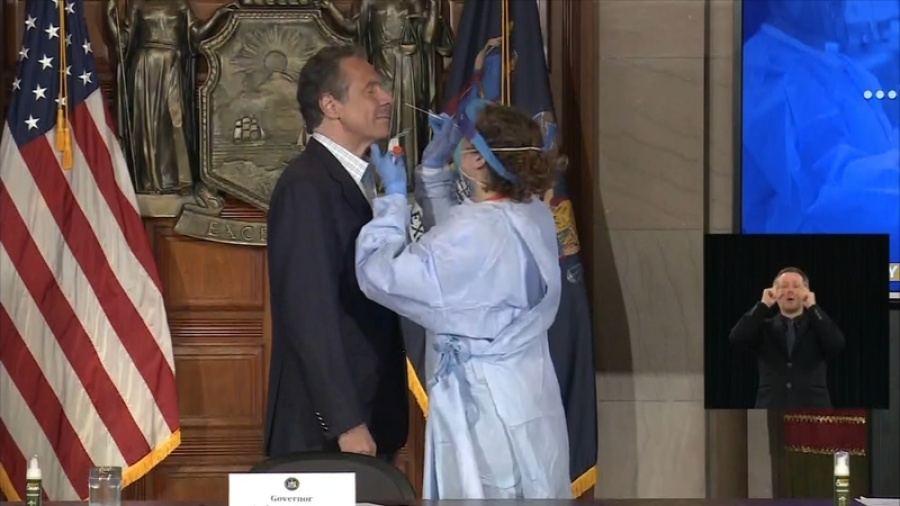 Σε διαγνωστικό τεστ για τον  κορωνοϊό υπεβλήθη ο κυβερνήτης της Νέας Υόρκης