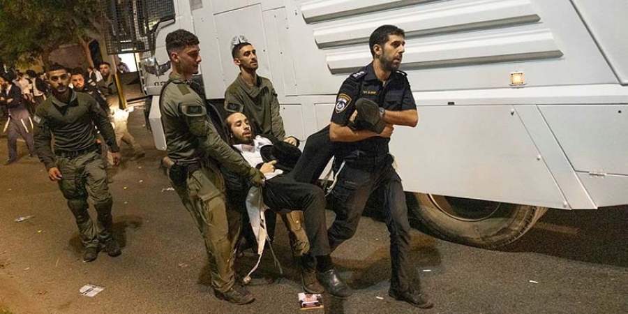 Εμφύλιος και άγριο ξύλο στο Ισραήλ – Ο στρατός συλλαμβάνει βιαίως ανυπότακτους και λιποτάκτες Ορθόδοξους Εβραίους