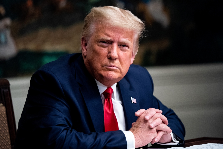 Trump: Μέλη του Antifa people εισέβαλαν στο Καπιτώλιο – Συνάντηση με Pence