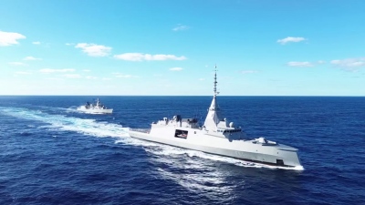 Η φρεγάτα «Κίμων» εν πλω προς τον Ναύσταθμο Σαλαμίνας (vid)