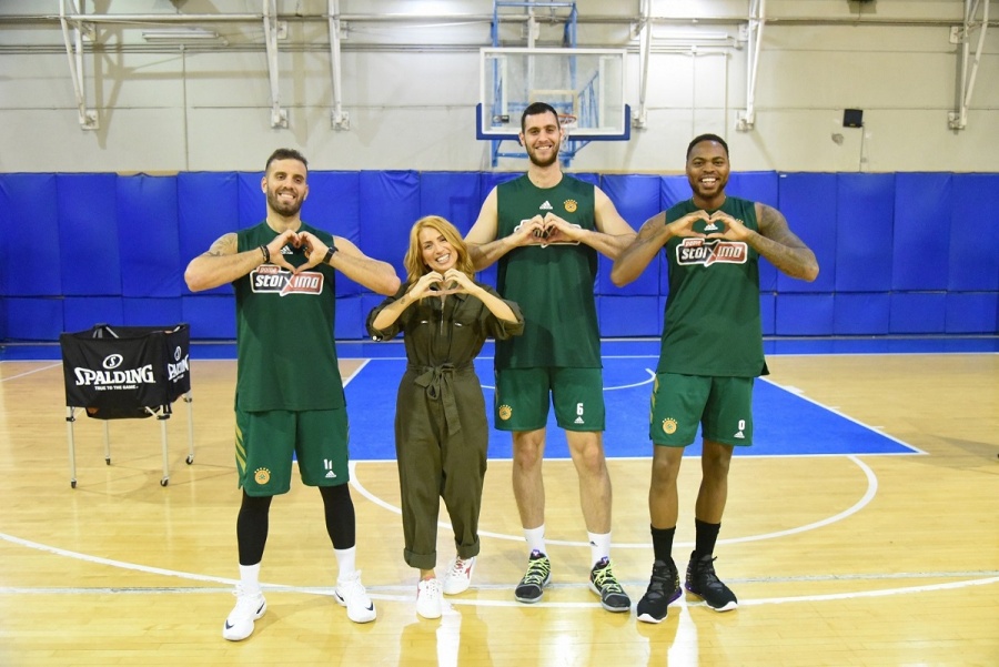 Η Μαρία Ηλιάκη προκαλεί Νίκο Παππά, Ντεσόν Τόμας και Γιώργο Παπαγιάννη να βάλουν καλάθια για καλό σκοπό