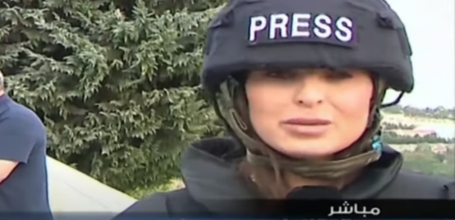 Λίβανος - Ρουκέτα έπεσε σε ζωντανή μετάδοση λίγα μέτρα από δημοσιογράφους