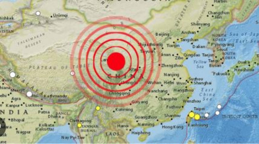 Σεισμός 5,7 βαθμών ταρακούνησε το Θιβέτ στην δυτική Κίνα