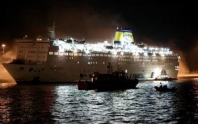 Εικόνες μέσα από το πλοίο «Ελ. Βενιζέλος»