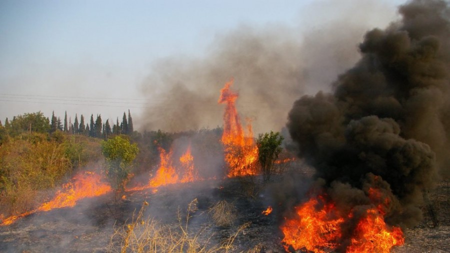 Κέρκυρα: Μεγάλη φωτιά στον ΧΥΤΑ Τεμπλονίου