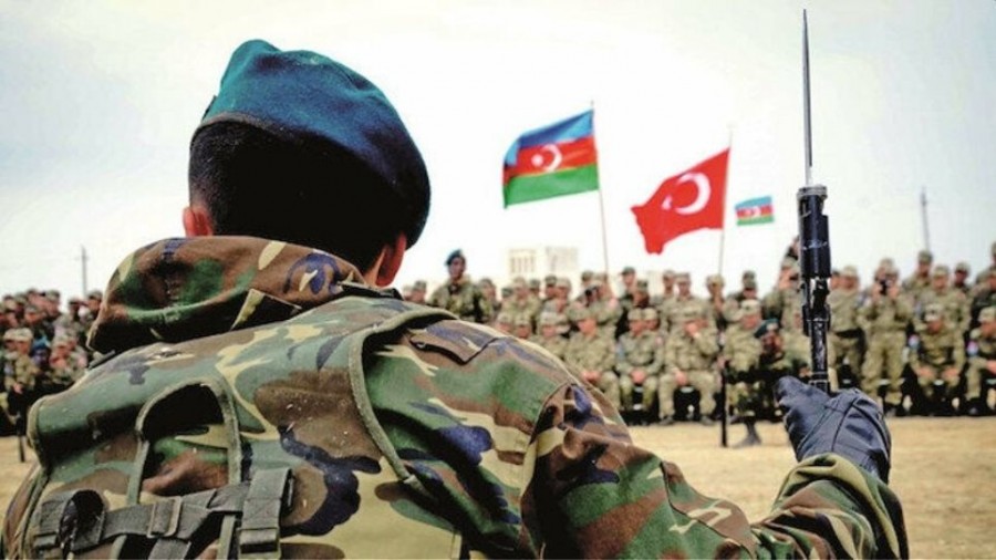 Τούρκοι στρατιωτικοί στο Αζερμπαϊτζάν για το κέντρο επιτήρησης της εκεχειρίας στο Nagorno Karabakh
