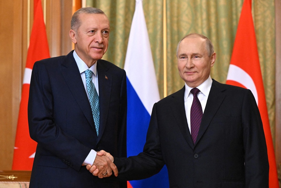 Στην Τουρκία στις 12 Φεβρουαρίου 2024 ο Ρώσος πρόεδρος Vladimir Putin