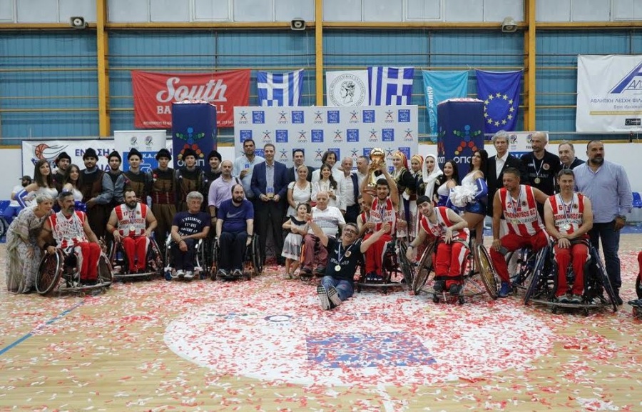 Οι πρωταθλητές της ΟΣΕΚΑ – Σε πανηγυρικό κλίμα το Final Four του μπάσκετ με αμαξίδιο με μεγάλο χορηγό τον ΟΠΑΠ