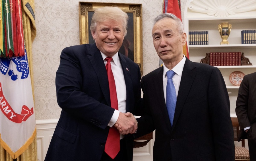 Συνάντηση Trump – Liu He για να μπει τέλος στον εμπορικό πόλεμο ΗΠΑ – Κίνας
