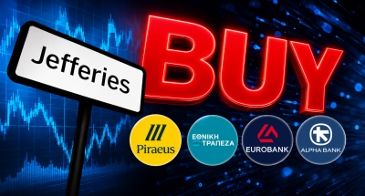 Γιατι ο κολοσσός Jefferies συστηνει «Αγορά» για τις ελληνικές τράπεζες - Τι υπάρχει στο παρασκήνιο, οι εκπλήξεις του β’ 3μήνου