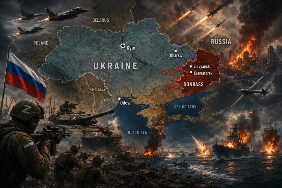 Σοκ – Οι Ρώσοι μπαίνουν στο Sloviansk, οι Ουκρανοί παραδίδουν τα πάντα μέχρι Kharkiv – Καίγεται το Κίεβο, βασικός στόχος η Οδησσός