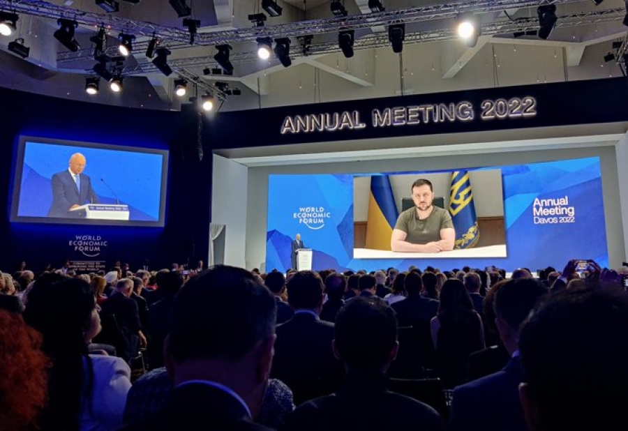 Zelensky στο Davos: Αποκλείστε πλήρως τη Ρωσία - Σε κρίσιμη καμπή ο πλανήτης, θα κυβερνήσει η ωμή βία