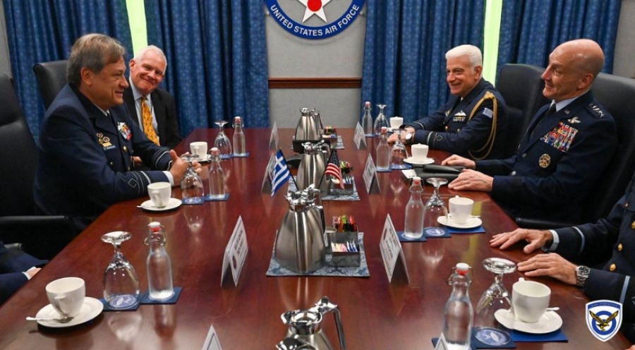Επίσκεψη αρχηγού ΓΕΑ στις HΠΑ: Στο επίκεντρο η πορεία του προγράμματος F-35  και η αναβάθμιση της αμυντικής συνεργασίας