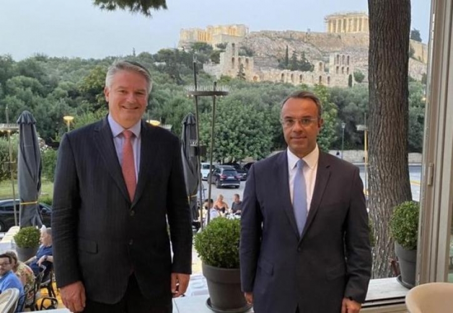 Σταϊκούρας (ΥΠΟΙΚ): Συνάντηση με τον γ.γ. του ΟΟΣΑ Mathias Cormann και μήνυμα για τη φορολογική συμφωνία των 130 κρατών