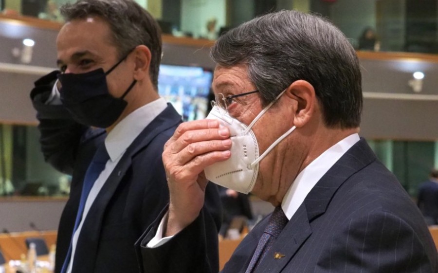 Συνεχείς διαβουλεύσεις στις Βρυξέλλες: Συνάντηση Μητσοτάκη, Αναστασιάδη, Merkel και Macron