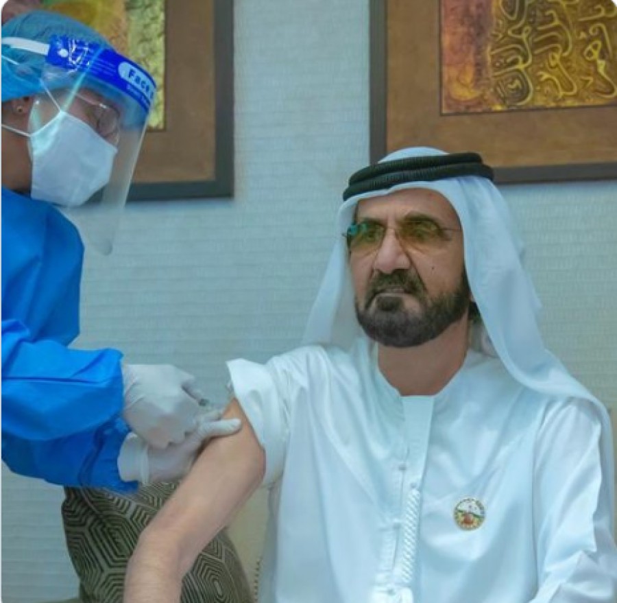 Το κινεζικό εμβόλιο για τον κορωνοϊό έκανε ο σεΐχης του Ντουμπάι