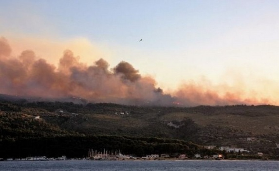 Πυρκαγιά σε δασική έκταση στη Σάμο - Δεν απειλεί κατοικημένη περιοχή