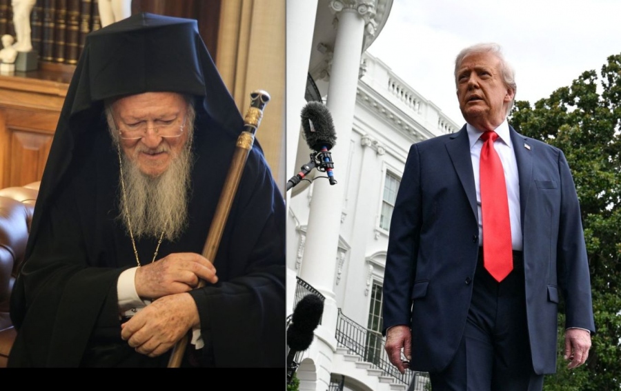 Σε εξέλιξη η συνάντηση του Οικουμενικού Πατριάρχη Βαρθολομαίου με τον Πρόεδρο Trump – «Παρών» και ο Αρχιεπίσκοπος Ελπιδοφόρος