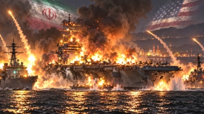 Anti-ship missile volley hits US carrier group as Iran deploys electronic warfare in Persian Gulf