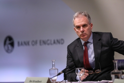 Broadbent (BoE): Ο πληθωρισμός μπορεί να ξεπεράσει άνετα το 5% στη Βρετανία το 2022
