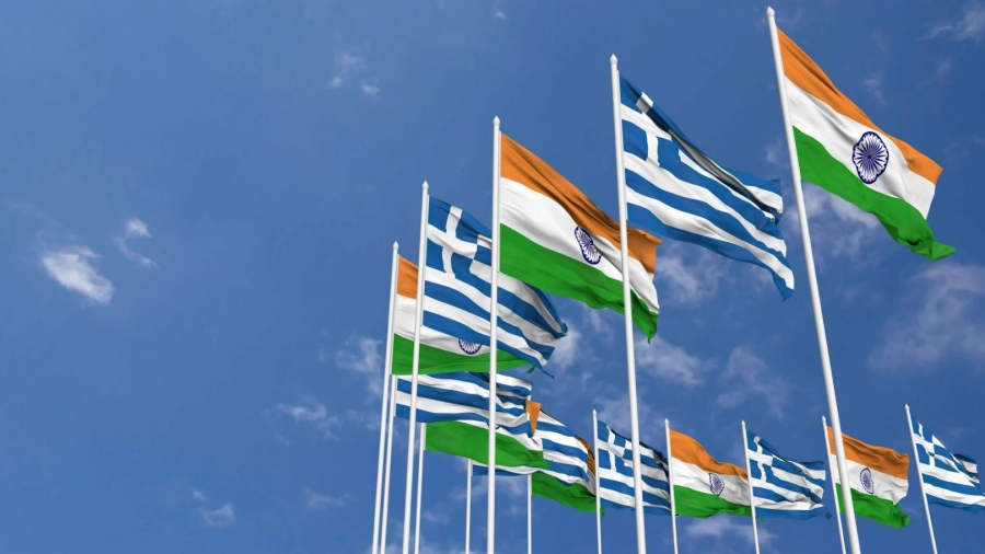 Γεραπετρίτης (ΥΠΕΞ) από Νέο Δελχί: «Θέλουμε να γίνουμε η πύλη της Ινδίας προς την ΕΕ»