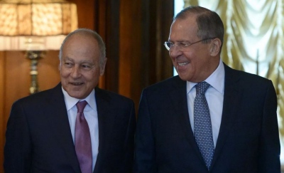 Ρωσία: Στην Μόσχα ο ηγέτης του Συνδέσμου Αραβικών Κρατών Gheit για συνομιλίες με τον Lavrov