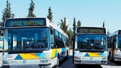 Χωρίς λεωφορεία η Αθήνα το πρωί και το βράδυ της 9ης Νοεμβρίου, ημέρα 24ωρης απεργίας της ΓΣΕΕ