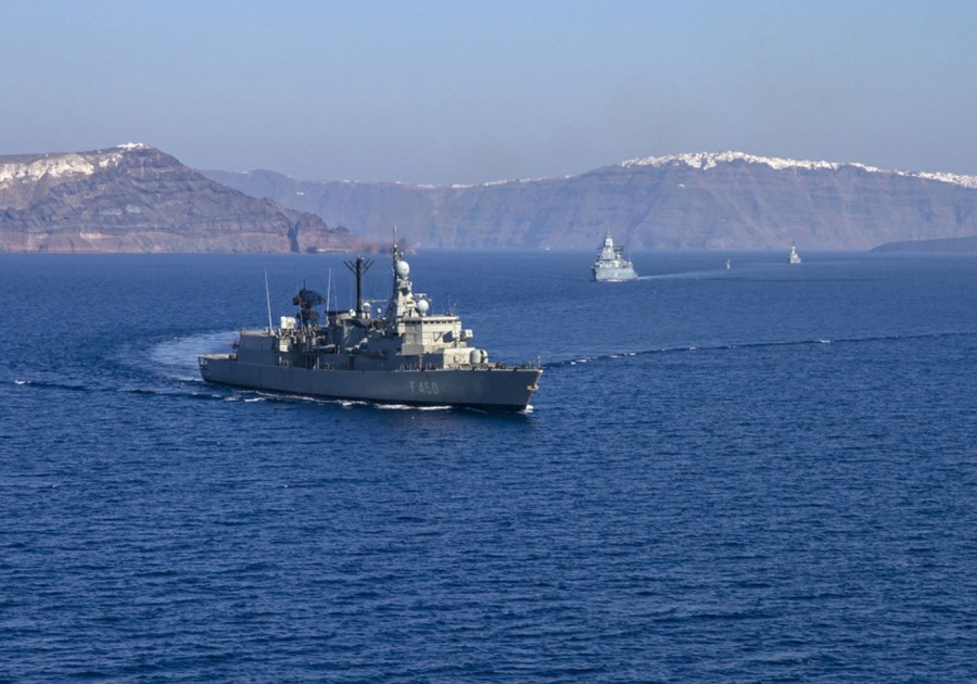 Επιστρέφει ο «Κίμωνας» από την Κύπρο - Εν πλω η φρεγάτα Έλλη