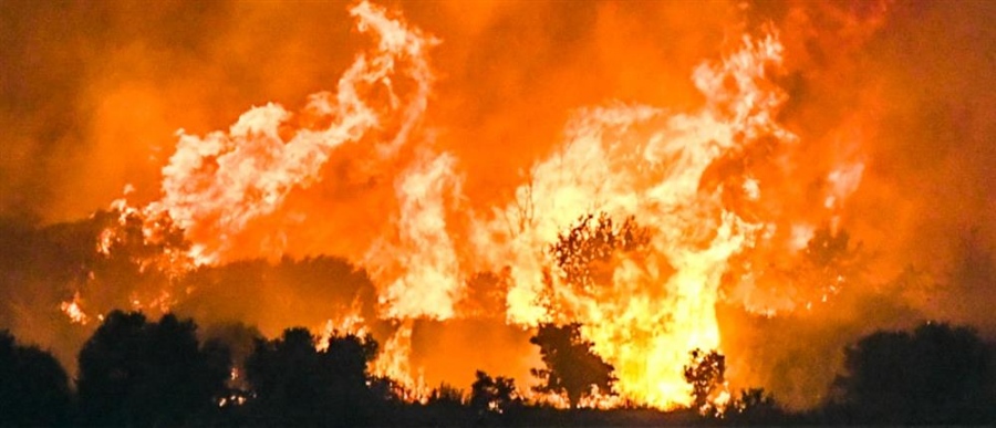 Πολύ υψηλός κίνδυνος πυρκαγιάς για 10 Περιφέρειες το Σάββατο 16/8