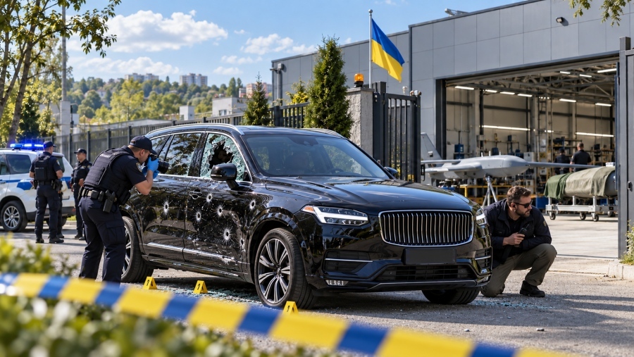 Head of rocket and drone company Fire Point narrowly escapes death in Kyiv – His guard executed
