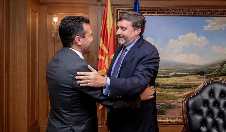 Zaev: Ισχυρή η υποστήριξη των ΗΠΑ  στη FYROM - Συνάντηση με τον αμερικανικό παράγοντα για το δημοψήφισμα (30/9)