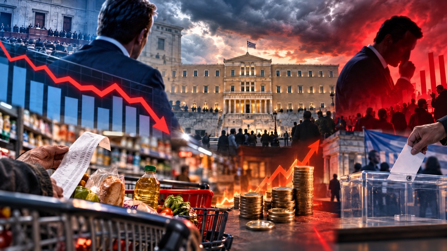 Δημοσκόπηση κόλαφος για Μαξίμου - Η ακρίβεια «καίει» τη ΝΔ, σταθερά στη Βουλή ο Κασιδιάρης - Σοκ για Τσίπρα