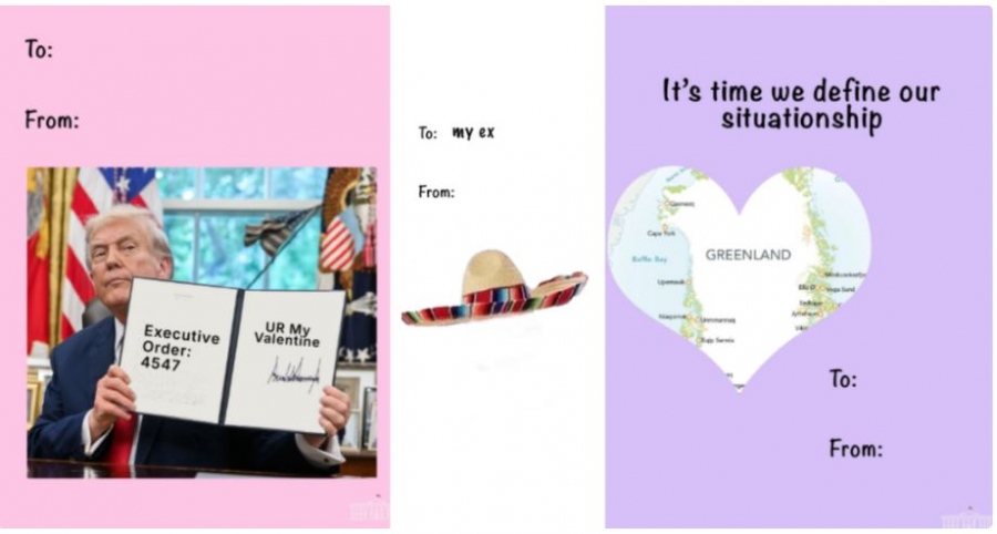 Επικό «ερωτικό» τρολάρισμα Trump για του Αγίου Βαλεντίνου σε Maduro, Γροιλανδία, Rubio και στην... πρώην του!