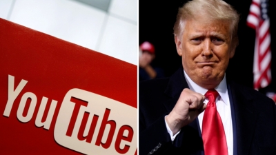 To YouTube αποκλείει τον Donald Trump επ’ αόριστον
