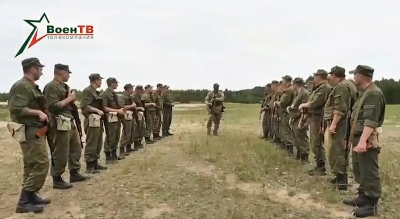 Λευκορώσοι στρατιώτες και μαχητές Wagner εκπαιδεύονται μαζί στα σύνορα με την Πολωνία