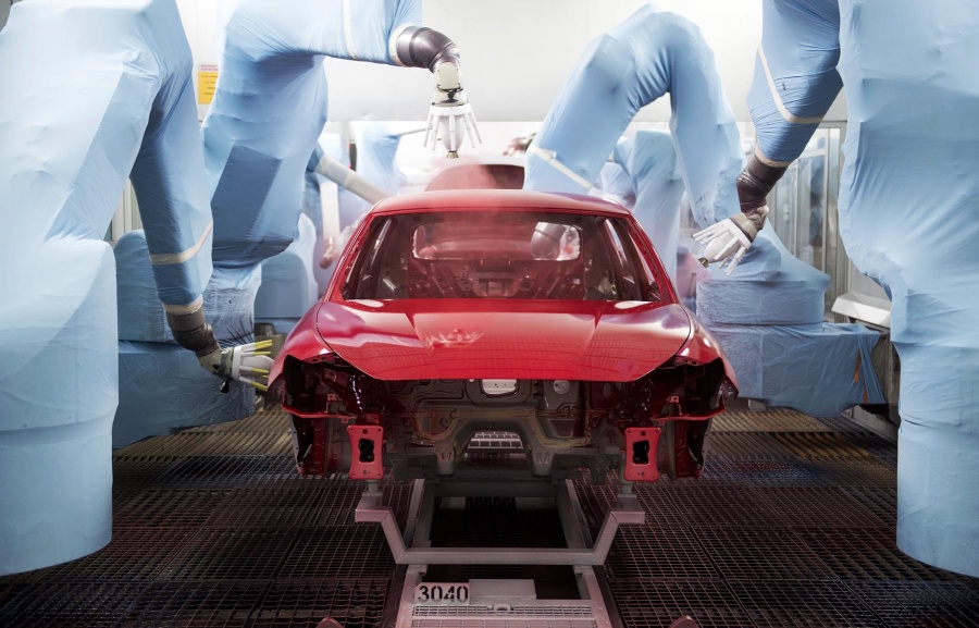 Ποια είναι η διαδικασία βαφής σε μια σύγχρονη γραμμή παραγωγής;