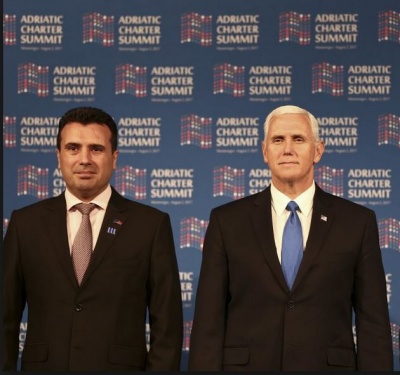 Στις ΗΠΑ ο πρωθυπουργός της ΠΓΔΜ, Zoran Zaev – Συνάντηση με τον M. Pence, ηχηρή στήριξη από το Λευκό Οίκο