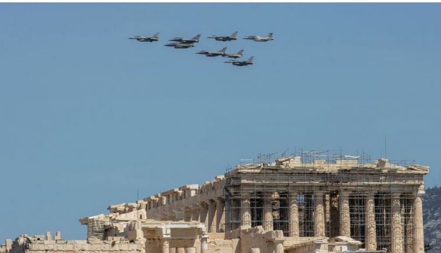 Αττική: Δοκιμαστικές πτήσεις μαχητικών αεροσκαφών σήμερα ενόψει 25ης Μαρτίου - Πότε θα πετάξουν