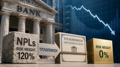 Το μεγάλο «τρικ» των τραπεζών με τα NPLs: Από 120% risk weight στο… μηδέν με τις τιτλοποιήσεις
