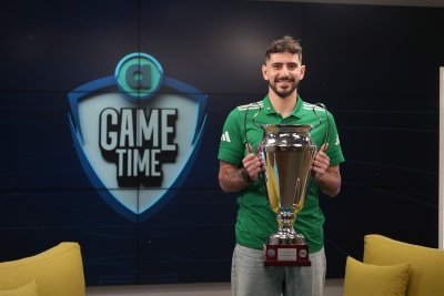 O Θανάσης Πρωτοψάλτης στο Allwyn Game Time: «Το Κύπελλο ήταν μόνο η αρχή για τον Παναθηναϊκό»