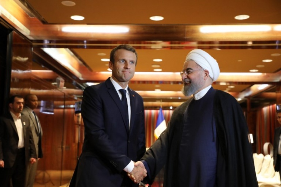 Συμφωνία Macron – Rouhani να αναζητήσουν τρόπους για επανέναρξη του διαλόγου για τα πυρηνικά του Ιράν