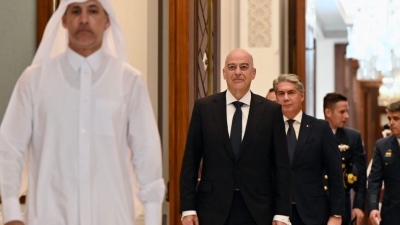 Στο Κατάρ ο Δένδιας - Οι συναντήσεις στη Ντόχα για τις εξελίξεις στη Μέση Ανατολή και τις επιπτώσεις