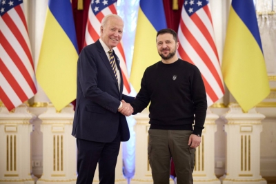 Οι ΗΠΑ ενημέρωσαν τη Ρωσία για την επίσκεψη Biden στο Κίεβο για την αποφυγή… λάθους