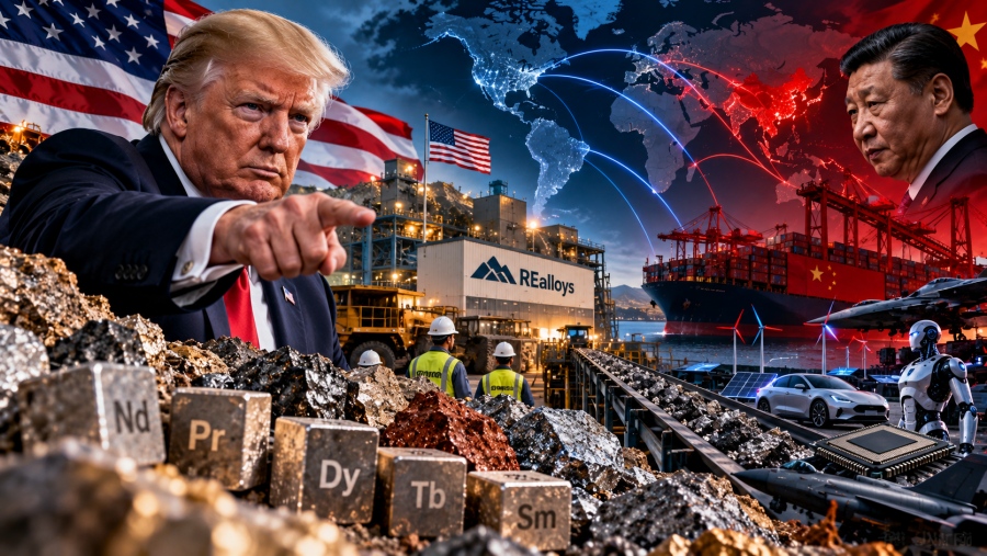 Γιατί ο Trump δεν έχει την πολυτέλεια να χάσει την κούρσα των σπάνιων γαιών – Η REalloys χτίζει μια εναλλακτική αλυσίδα παραγωγής απέναντι στην Κίνα