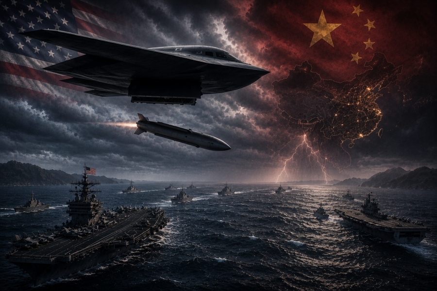 US stealth bomber fields long-range anti-ship missiles to hunt Chinese fleet in the Pacific